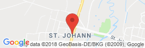Position der Autogas-Tankstelle: Freie Tankstelle Herbert Zinkl in 93358, Train-Sankt Johann