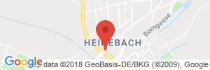 Position der Autogas-Tankstelle: Agip Service Station Otto Gundlach in 36211, Alheim Heinebach