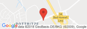 Position der Autogas-Tankstelle: Vorteiltankstelle in 53604, Bad Honnef