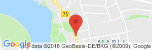Position der Autogas-Tankstelle:  AVIA-Tankstelle Ralf Bienert in 23566, Lübeck