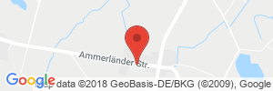 Position der Autogas-Tankstelle: SB Tankstation Günter Pöpken in 26203, Wardenburg-Oberlethe