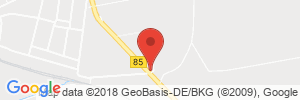 Position der Autogas-Tankstelle: AVIA-Station Holger Hahn in 99625, Kölleda