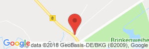 Position der Autogas-Tankstelle: Aral Tankstelle Ladewig GmbH in 56244, Steinen