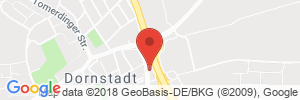 Position der Autogas-Tankstelle: JET Tankhof in 89160, Dornstadt