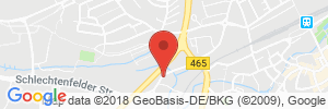 Position der Autogas-Tankstelle: bft-Tankstelle Daniel Späth GmbH in 89584, Ehingen
