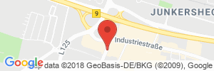 Position der Autogas-Tankstelle: Shell-Station Bellersheim Tank & Wasch GmbH in 56218, Mülheim-Kärlich