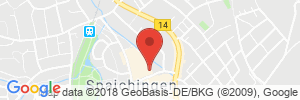 Position der Autogas-Tankstelle: Oskar Burger GmbH & Co. KG (Aral) in 78549, Spaichingen