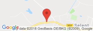 Position der Autogas-Tankstelle: Autodienst Selent in 24238, Selent