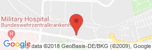 Position der Autogas-Tankstelle: Rheingastankstelle Koblenz in 56072, Koblenz-Metternich