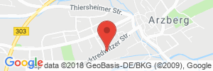 Position der Autogas-Tankstelle: Walther Tankstelle Inh. Bernhard Stock in 95659, Arzberg