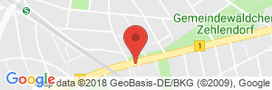 Position der Autogas-Tankstelle: Sprint Tank GmbH in 14163, Berlin-Zehlendorf