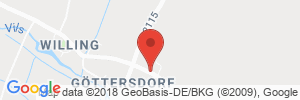 Position der Autogas-Tankstelle: Josef Framersberger Autogastankstelle in 94486, Osterhofen-Göttersdorf