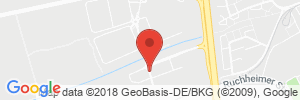 Position der Autogas-Tankstelle: Globus Tankstelle in 67071, Ludwigshafen-Oggersheim