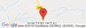 Position der Autogas-Tankstelle: bft-Tankstelle Ronald Frank in 73565, Spraitbach-Hinterlintal