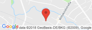Position der Autogas-Tankstelle: Westfälische Propan - GmbH in 32758, Detmold