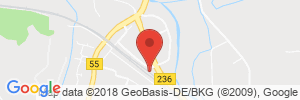Position der Autogas-Tankstelle: Kornhaus Grevenbrück (Raiffeisen) in 57368, Lennestadt-Grevenbrück