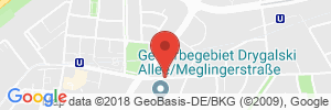 Position der Autogas-Tankstelle: Jakob H. Aigner Kfz-Service in 81379, München-Fürstenried/Obersendling