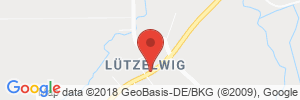 Position der Autogas-Tankstelle: Agip LOMO in 34576, Homberg (Efze)-Lützelwig