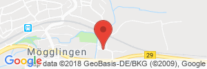 Position der Autogas-Tankstelle: Freie Tankstelle Günther Kuhn GmbH in 73563, Mögglingen
