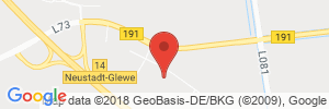 Position der Autogas-Tankstelle: Autohof Mecklenburg - Hoyer Energie-Service in 19306, Neustadt-Glewe