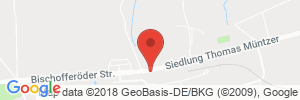 Position der Autogas-Tankstelle: Autohaus und Westfalen-Tankstelle Stephan Eisenbarth in 37345, Bischofferode