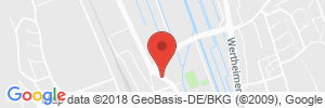 Position der Autogas-Tankstelle: HERM GmbH & Co.KG in 97941, Tauberbischofsheim