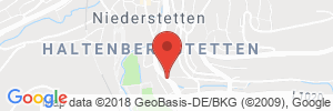 Position der Autogas-Tankstelle: BAGeno Raiffeisen eG in 97996, Niederstetten
