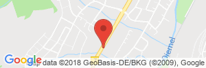 Position der Autogas-Tankstelle: Tankstelle Bunse GmbH in 34431, Marsberg
