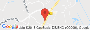 Position der Autogas-Tankstelle: Aral Tankstelle Gunnar Leuffert in 23866, Nahe