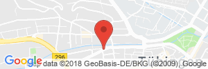 Position der Autogas-Tankstelle: Esso Station Bernd Genkinger in 72070, Tübingen