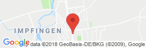 Position der Autogas-Tankstelle: BAGeno Raiffeisen eG in 97947, Grünsfeld