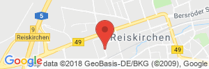 Position der Autogas-Tankstelle: TOTAL-Station in 35447, Reiskirchen