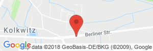 Position der Autogas-Tankstelle: Tankstelle Kellberg in 03099, Kolkwitz