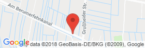 Position der Autogas-Tankstelle: AVIA Tankstelle in 26532, Großheide-Berumerfehn