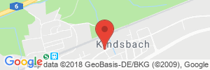 Position der Autogas-Tankstelle: WESTFA GmbH in 66862, Kindsbach