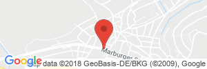 Position der Autogas-Tankstelle: Aral Tankstelle Berns oHG in 35745, Herborn