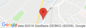 Position der Autogas-Tankstelle: Shell Station in 36088, Hünfeld