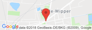 Position der Autogas-Tankstelle: Esso Tankstelle in 39439, Güsten