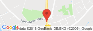 Position der Autogas-Tankstelle: ARAL Tankstelle in 49090, Osnabrück