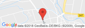 Position der Autogas-Tankstelle: SUBARU Autohaus Hoppe in 99974, Mühlhausen