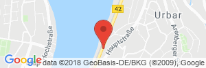 Position der Autogas-Tankstelle: ED Tankstelle in 56182, Urbar