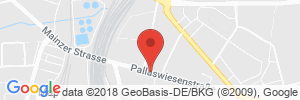 Position der Autogas-Tankstelle: Firma Karaahmetaglu in 64293, Darmstadt