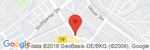 Position der Autogas-Tankstelle: Mineralöle Gartenmeier in 73431, Aalen