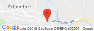 Position der Autogas-Tankstelle: Aral Tankstelle Banrucker in 92681, Erbendorf