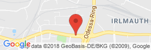 Position der Autogas-Tankstelle: OMV Tankstelle in 93055, Regensburg