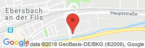 Position der Autogas-Tankstelle: AC - Service & Handel in 73061, Ebersbach
