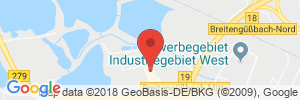 Position der Autogas-Tankstelle: OMV Tankstelle in 96149, Breitengüßbach