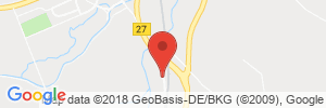Position der Autogas-Tankstelle: Autohaus Rudi Bachmann e.K. (Tankautomat) in 37287, Wehretal-Hoheneiche