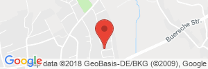Position der Autogas-Tankstelle: STAR Tankstelle in 49324, Melle