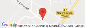 Position der Autogas-Tankstelle: LPG-Tanke-A1-67.de (Tankautomat) in 49434, Neuenkirchen-Vörden